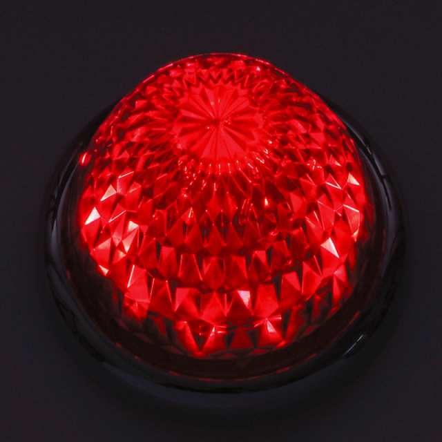 ヤック/YAC 【10個セット】 マーカーランプ 彩光流星マーカー レッド LED11個 DC24V アクリルレンズ メッキリング トラック CE-133の通販は