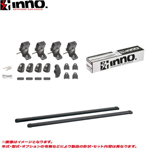 INNO/イノー キャリア車種別セット LA850S/LA860S ムーヴキャンバス R4.7〜 INSUT + INB127BK + K897
