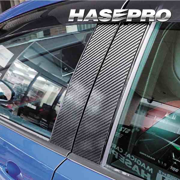 東京通販HASEPRO/ハセプロ：ピラーセット（スタンダード 左右合計 8ピース） マジカルカーボン ブラック サクシード NCP50系(2002/7～)/CPT-61 外装