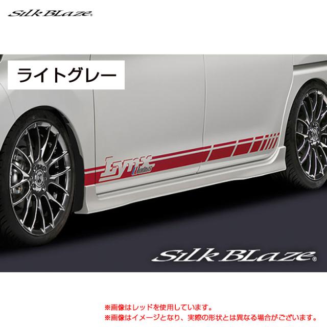 LynxWorks サイドデカール ライトグレー タントカスタム LA600S/LA610 H25.10〜  シルクブレイズ DECO-LA600-GR