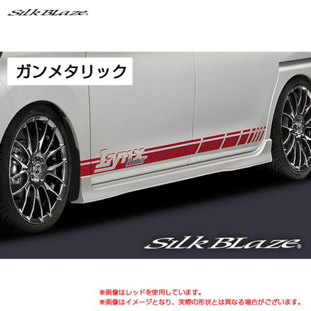 LynxWorks サイドデカール ガンメタリック タントカスタム LA600S/LA610 H25.10〜  シルクブレイズ DECO-LA600-GUN