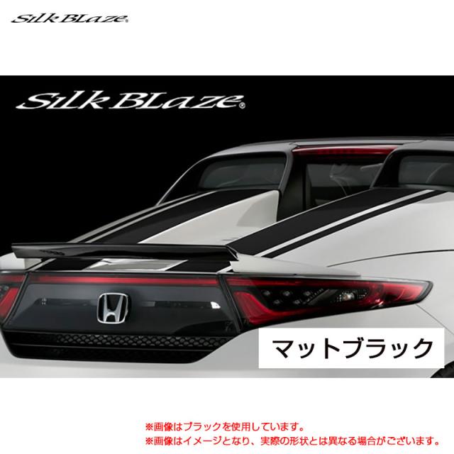 LynxWorks エンジンフードストライプ Aタイプ デカール マットブラック S660 JW5 H27.04〜  シルクブレイズ EST-S660-MBK-A