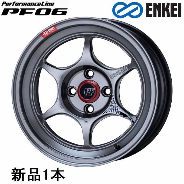 エンケイ パフォーマンスライン PF06 17インチ 17x9J +22 PCD100 5穴 Hyper Silver ホイール 1本 ENKEI