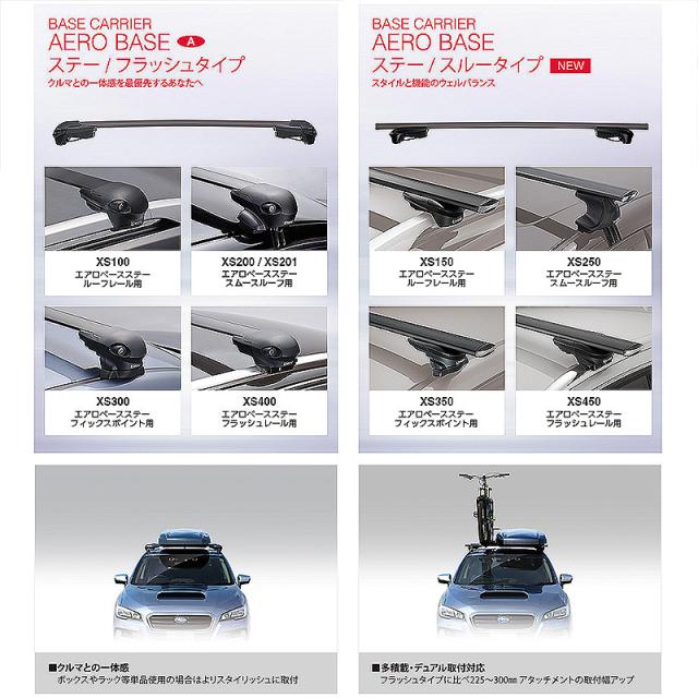 ベースキャリア車種別セット スズキ スペーシア MK54S/MK96S R6.9〜 ルーフレール付 INNO INFR + INB127BK