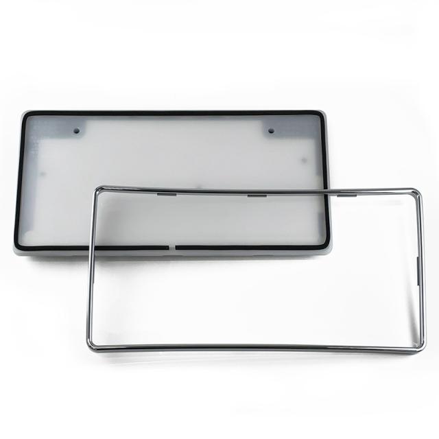 字光式 LED ナンバープレート照明器具 1枚入り 普通車24V用 2468-24 フレームカラー：クローム LEDパーフェクトecoII(エコ2)  井上工業 RGH-P806 LED字光式ナンバープレート 24V車用 1枚 RG(レーシングギア) 【通販モノタロウ】