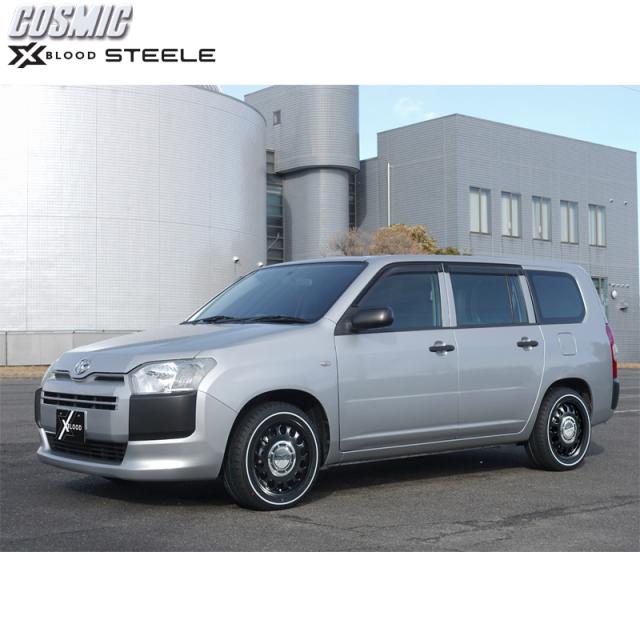 ホイール 4本 15インチ 6J 4H 100 +32 ブラック プロボックス