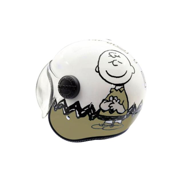 SNOOPY ジェットシールドヘルメット ベージュ ハイウェイライダー
