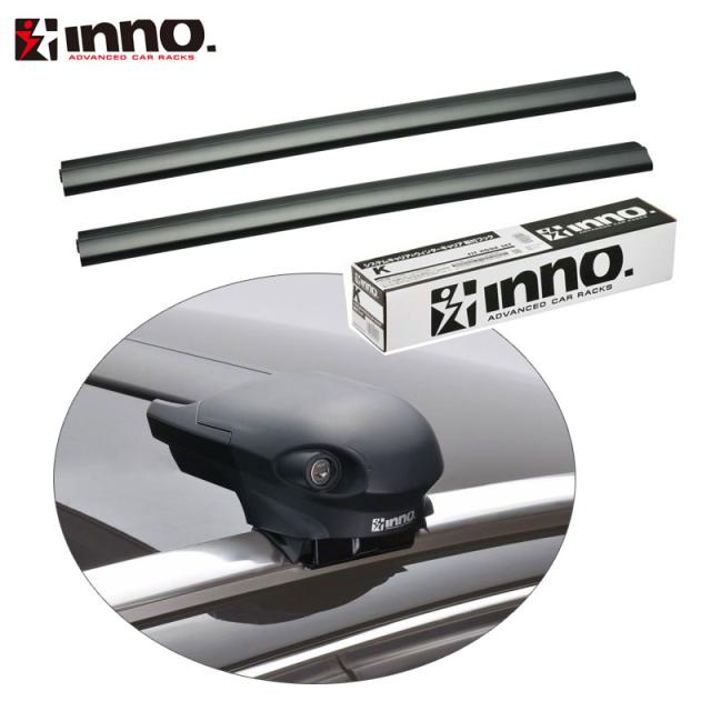 ベースキャリアセット フォレスター SL系 R7.5〜 ルーフレール付(ロープロファイル) INNO XS400 + XB100BK + XB93BK + TR139