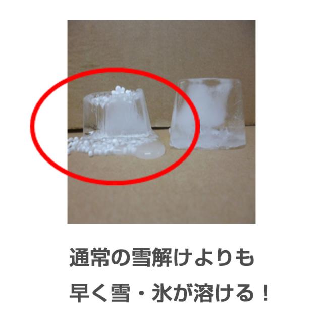 融雪剤 雪とけっ子 2kg×40袋 80kg 粒状 塩化カルシウム 雪や氷をとかす 玄関や道の雪に 凍結防止 すべり防止 長良化学工業 YTK-2_1