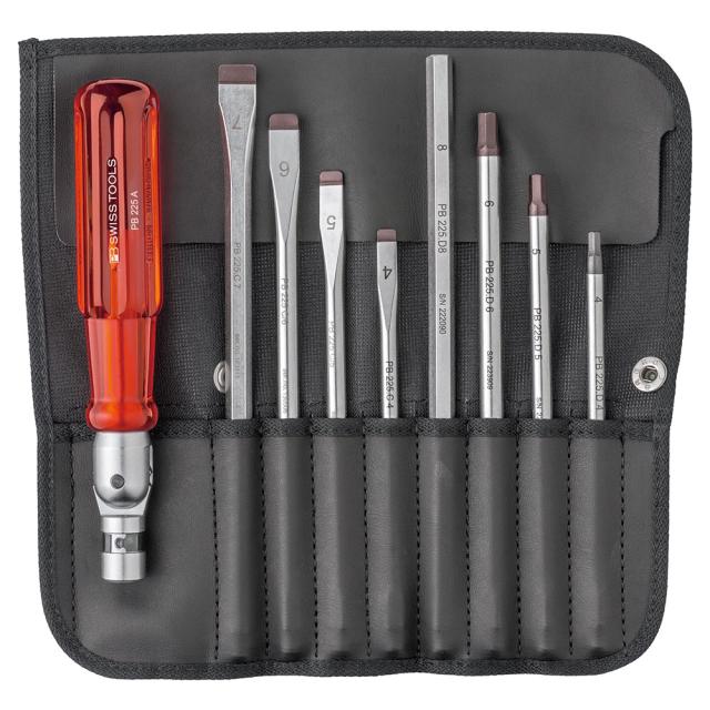 PB SWISS TOOLS(ピービースイスツールズ) 差替式ドライバー （8種類セット） 225