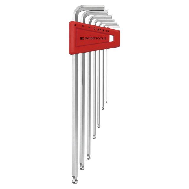 PB SWISS TOOLS(ピービースイスツールズ) ボール付六角棒レンチセット (ロング) (パック入り)  212LH-6CNの通販は 8,113円