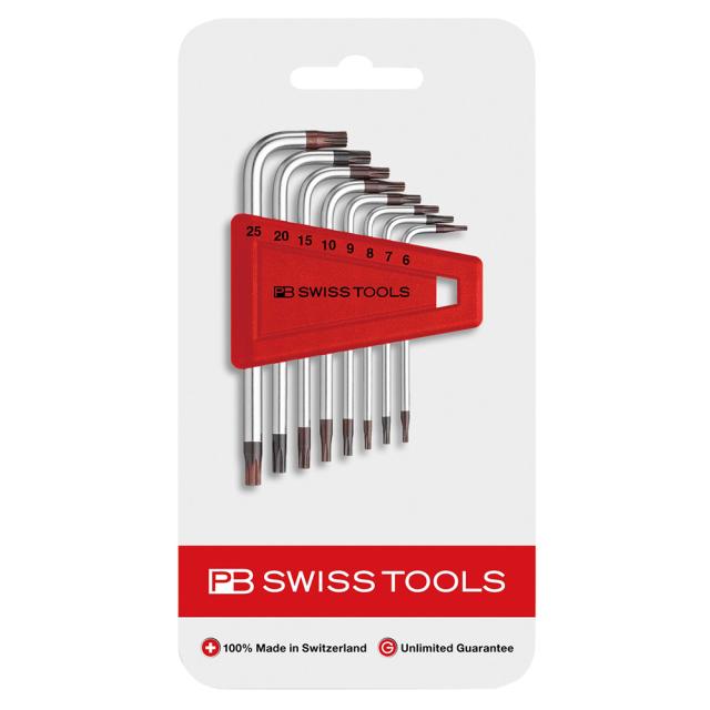 PB SWISS TOOLS(ピービースイスツールズ) L型ヘクスローブレンチセット (6本組)  (パック入り)  410H8-25CNの通販は