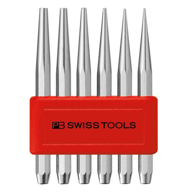 PB SWISS TOOLS(ピービースイスツールズ) テーパーピンポンチセット (ホルダー付)  735BL