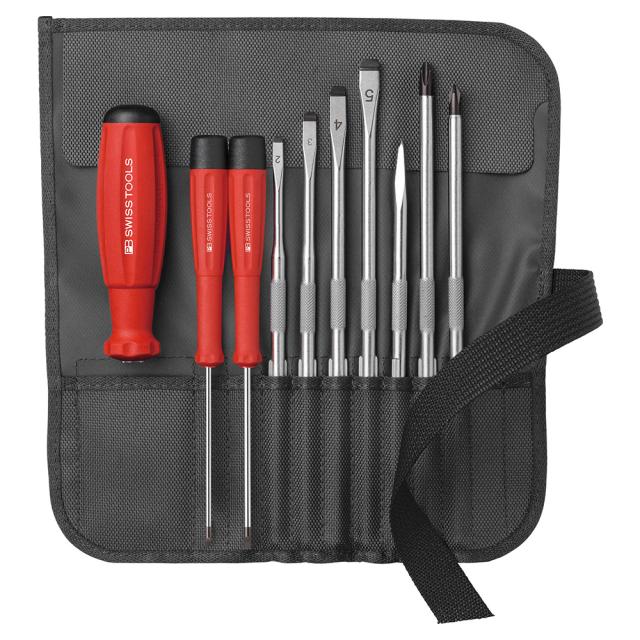PB SWISS TOOLS(ピービースイスツールズ) 差替式ドライバーセット (ブラック)  8218BK
