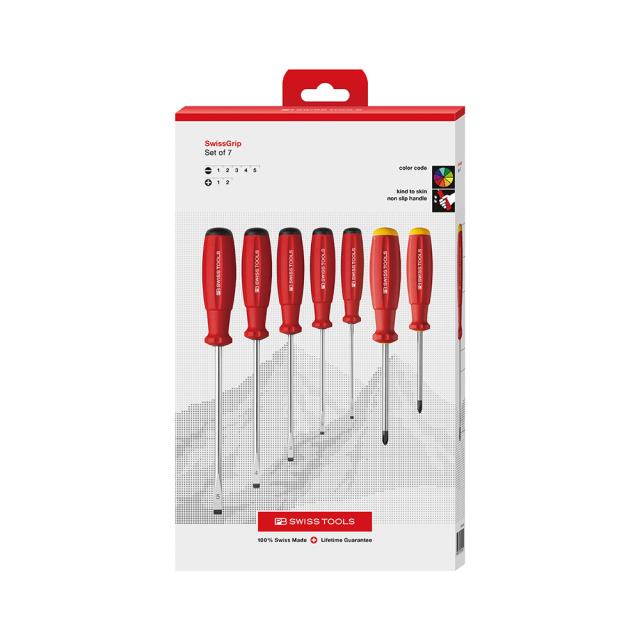 PB SWISS TOOLS(ピービースイスツールズ) スイスグリップドライバーセット (外箱付)  8250CBB