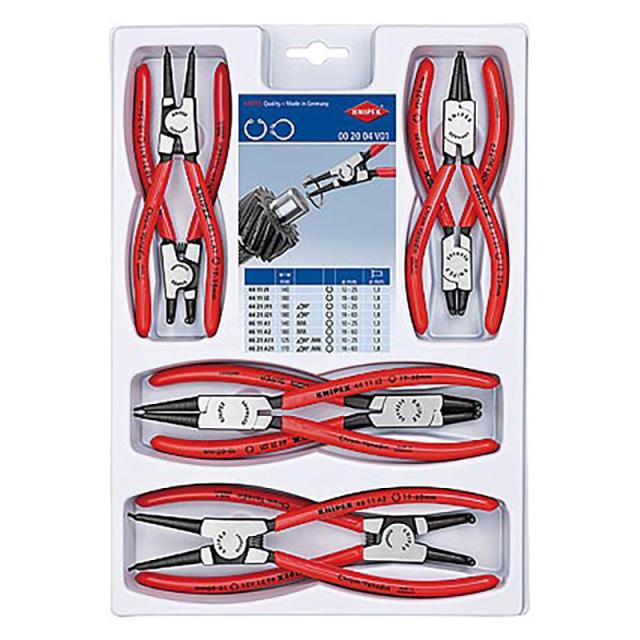 KNIPEX(クニペックス) スナップリングプライヤーセット (8本組) 002004V01
