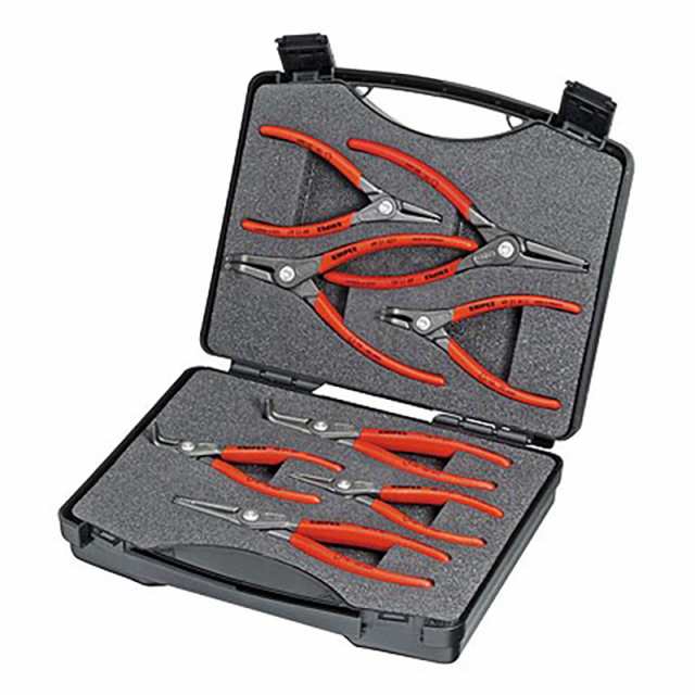 KNIPEX(クニペックス) 精密スナップリングプライヤーセット (8本組) 002125