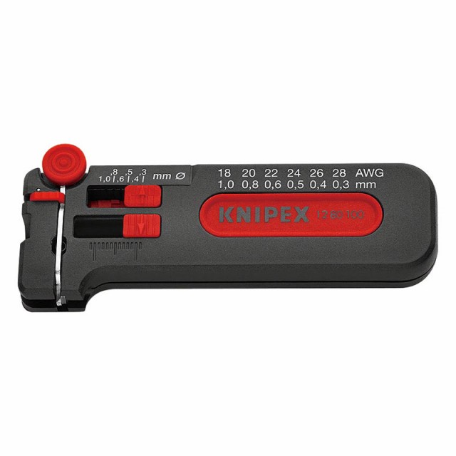 KNIPEX(クニペックス) ミニストリッパー (台紙付き)  1280-100の通販は電材・配管用工具