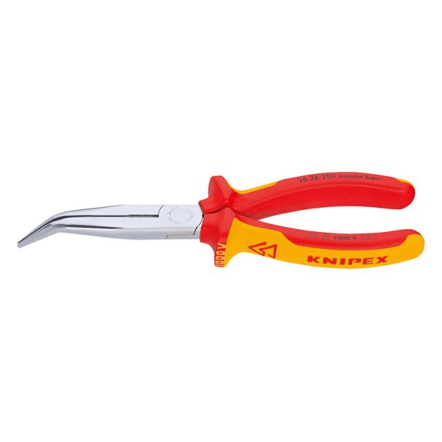 KNIPEX(クニペックス) 絶縁40゜先曲ラジオペンチ 1000V (台紙付き)  2626-200