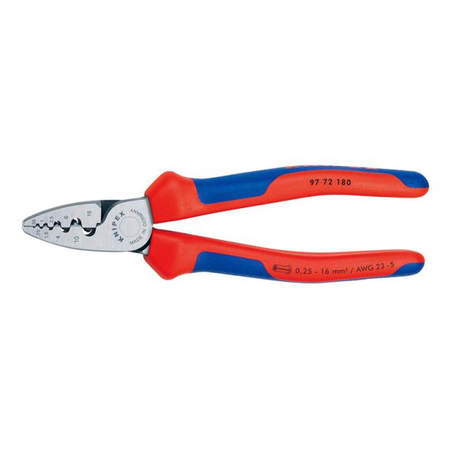 KNIPEX(クニペックス) エンドスリーブ用圧着ペンチ  9772-180の通販は 9,215円