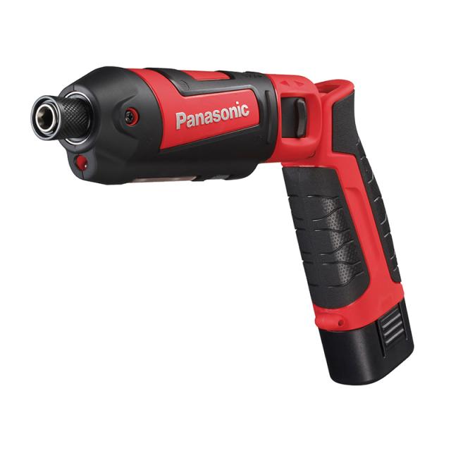 Panasonic（パナソニック） 充電スティックインパクトドライバー 7.2V 1.5Ah (充電器・電池2パックセット品)(赤)  EZ7521LA2S-Rの通販は