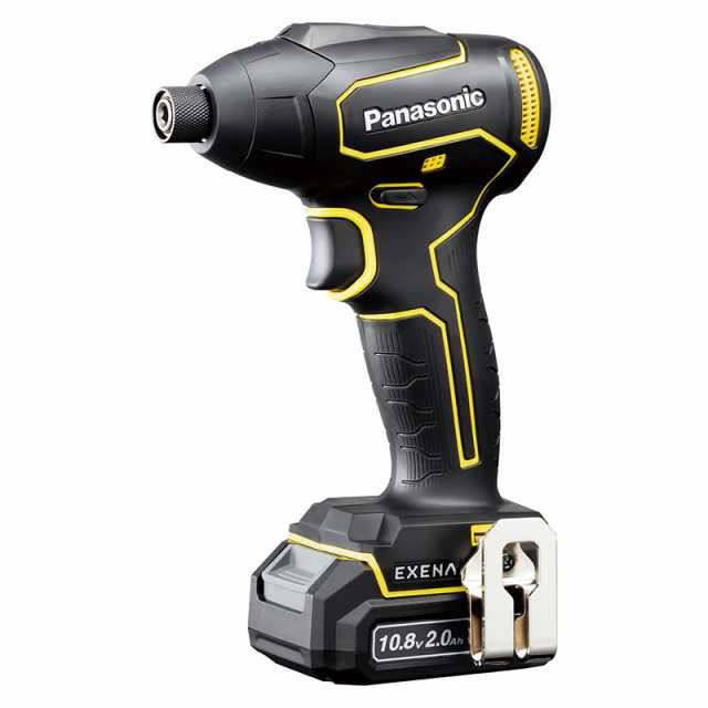 Panasonic（パナソニック） 充電インパクトドライバー(黄)10.8V 2Ah電池2個・本体・充電器・ケース  EZ1P31F10D-Yの通販は