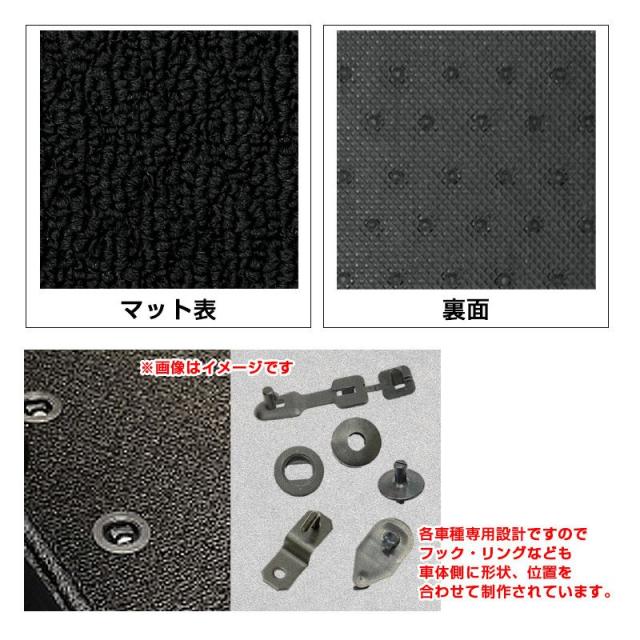 フロアマット ヴォクシー MZRA90・MZRA95 (2022/01〜) 8人乗り・センターコンソールボックス無し (アドバンス/全1色) TOHPO T-800090_2