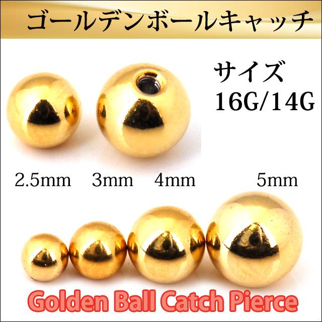 16g 16ゲージ用 14g 14ゲージ用 選べるサイズ ゴールド ボール キャッチ ボディピアス Bodywell の通販はau Pay マーケット ボディピアス専門店 Bodywell