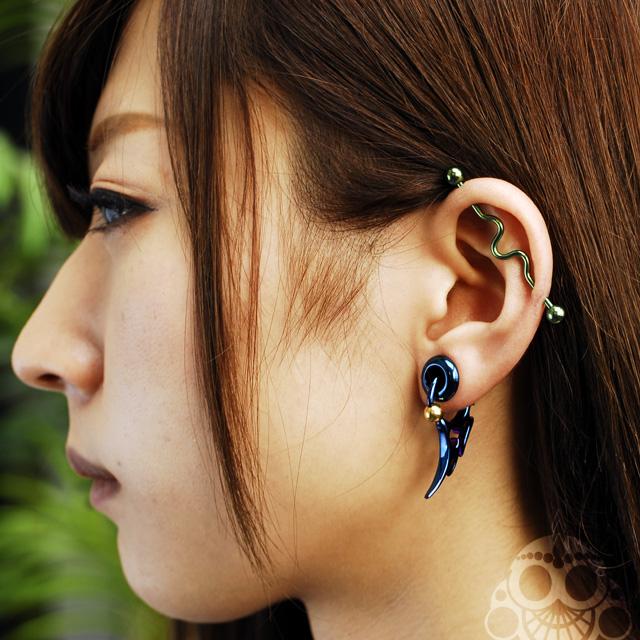 ボディピアス 14G 全3色 グラフィック デザイン