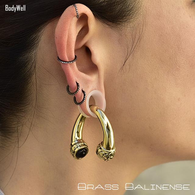 ボディピアス 14mm〜 アンティーク ブラス バリネンス スタイル 