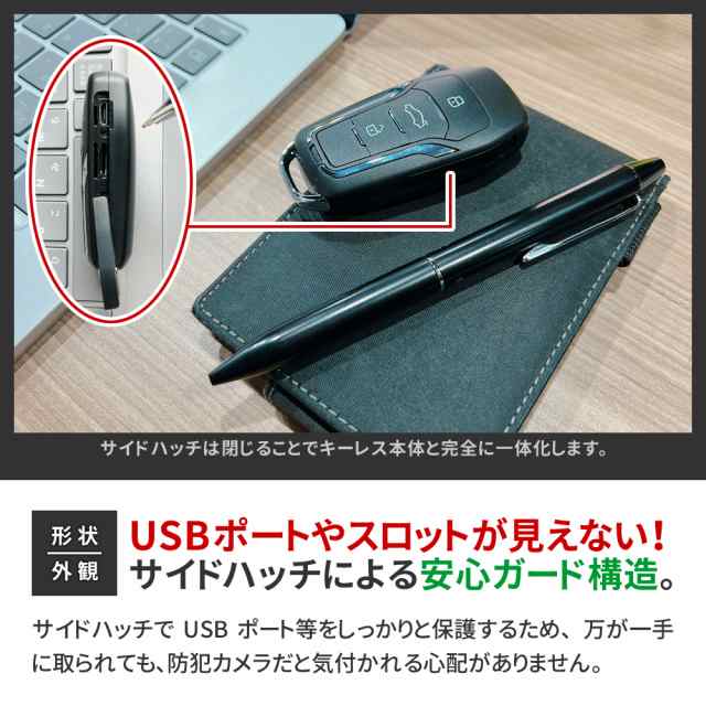 mc-k028][キーレス型] レンズが見えないミラーコート仕様 簡単