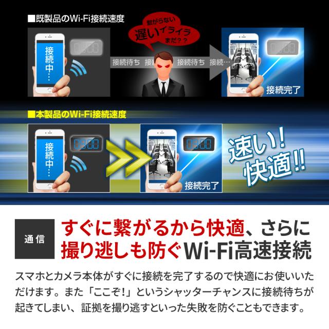小型カメラ 隠しカメラ 防犯カメラ mc-od046 置時計型カメラ レンズが