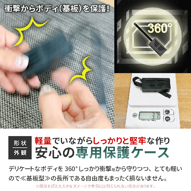 小型カメラ 隠しカメラ 防犯カメラ mc-ut028 基板型 保護ケース