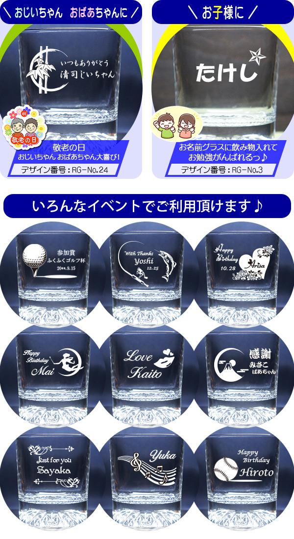 父の日 母の日 プレゼント グラス 名入れ ペアグラス 名前入り