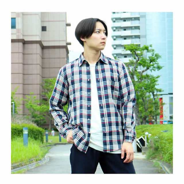 シャツ 長袖 メンズ チェックシャツ カジュアル ボタンダウン シャツ 長袖 メンズ チェックシャツ カジュアル ボタンダウン