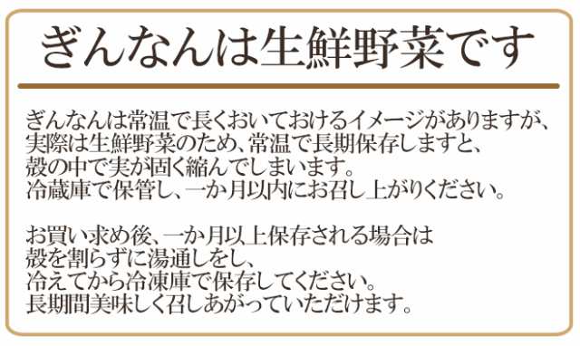 殻付き銀杏” 約500g 2Lサイズ以上 金兵衛・久寿（久治）藤九郎・栄神