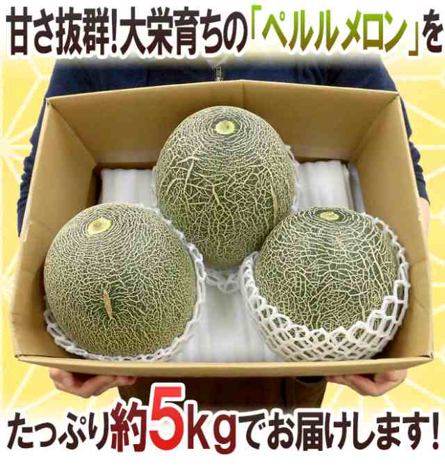 鳥取県 大栄ペルルメロン 訳あり 約5kg 大きさおまかせ 予約 6月下旬以降 送料無料の通販はau Pay マーケット くらし快援隊