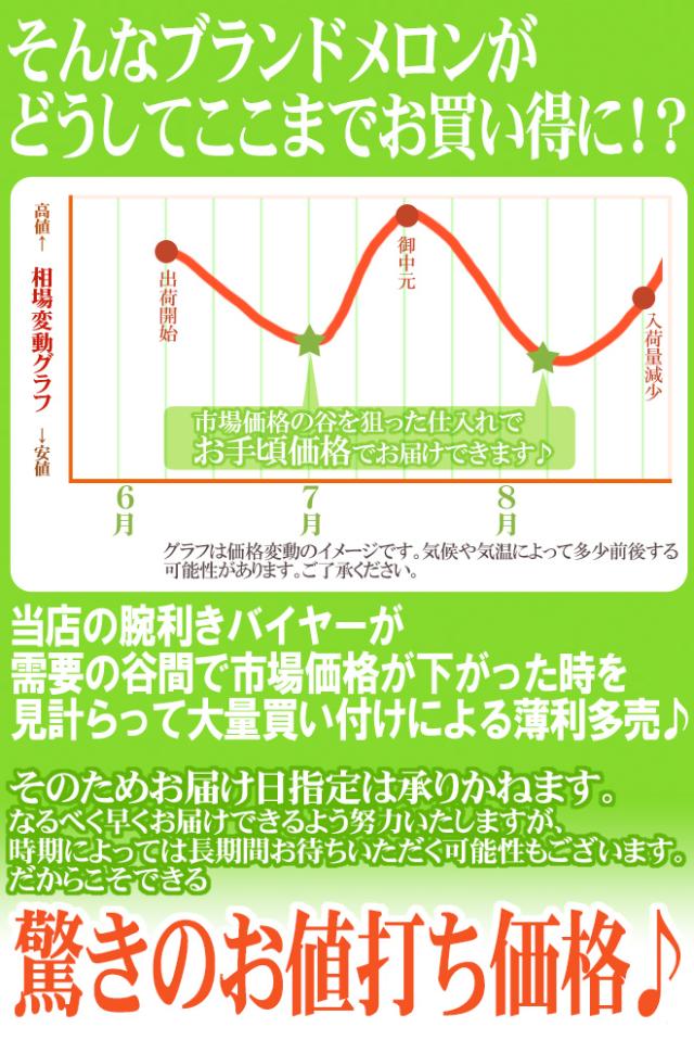 北海道 ”夕張メロン” 共撰・優品 4〜6玉 約8kg【予約 7月中下旬以降】 送料無料_6