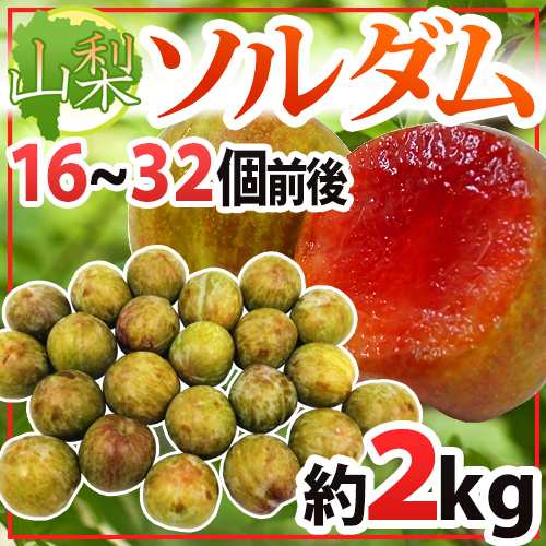 送料無料 山梨県産 赤肉プラム ソルダム 16 32玉前後 約2kg 予約 7月以降 の通販はau Pay マーケット くらし快援隊