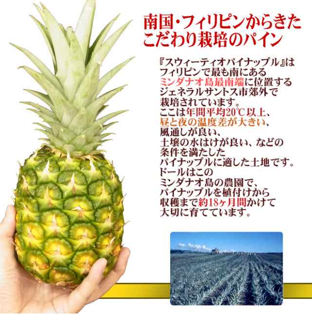 Dole スウィーティオパイナップル 6〜7玉入り 10kg