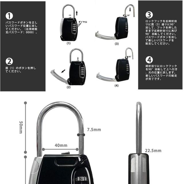 TSA（米国運輸保安局）認証済みライセンス取得ロック フォージ