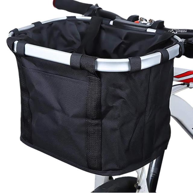 5セット 自転車 かご エコバッグ トートバック 大容量 脱着式 前かご バスケット 折りたたみ 防水 取り付け 簡単 耐荷重10KG 折り畳み自転車 ペット 盗難防止 ECOKAGO_6