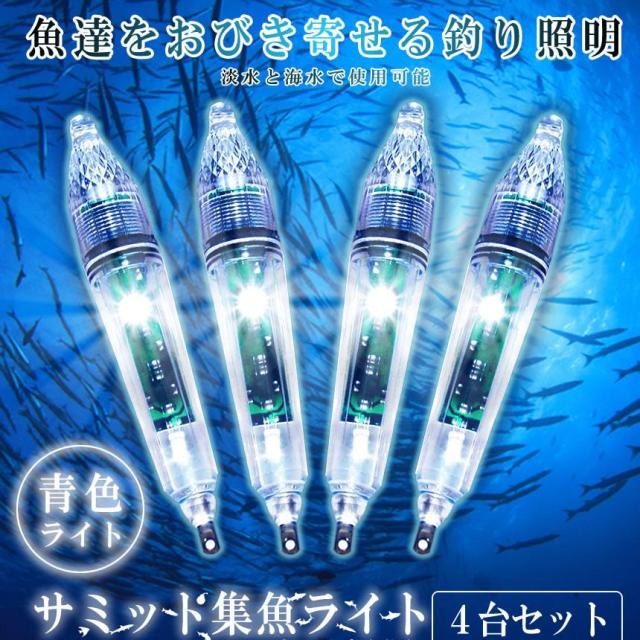 水中集魚灯　2つ　　魚釣り、フィッシング 水中集魚灯 2つ 魚釣り、フィッシング