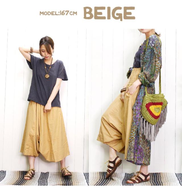 Hakama Nodoka Pants/ハカマパンツ(BEIGE) サイズ2 【メール便OK】 袴