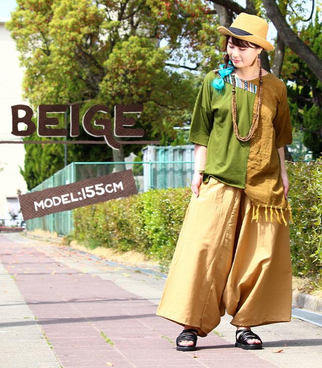 Hakama Nodoka Pants/ハカマパンツ(BEIGE) サイズ2 【メール便OK】 袴