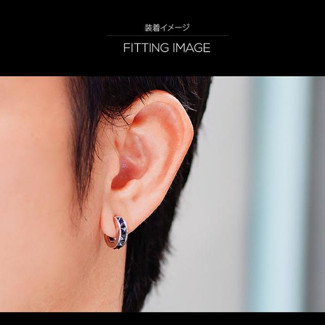 片耳用ピアス メンズ シルバー925 メンズ スタッズ ピアス
