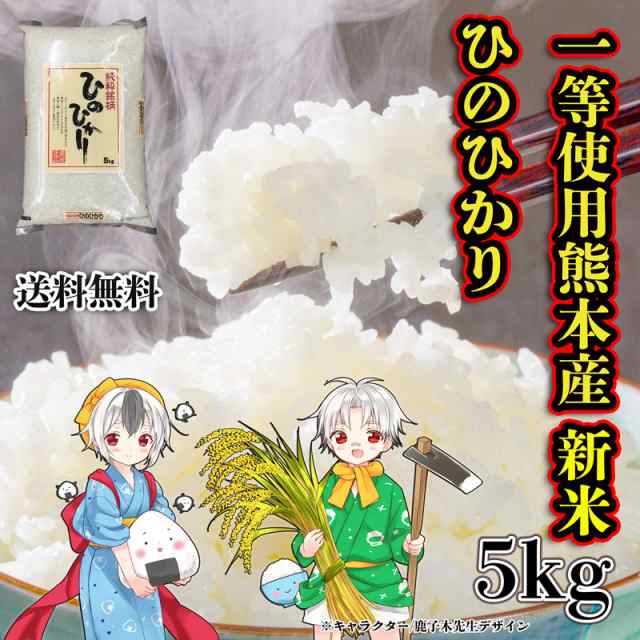 お米 米 5kg 白米 送料無料 熊本県産 ひのひかり 新米 令和4年産 ヒノヒカリ あす着 5kg1個 一等米使用 くまもとのお米の通販はau  PAY マーケット - くまもとのお米販売店富田商店auPAYマーケット店