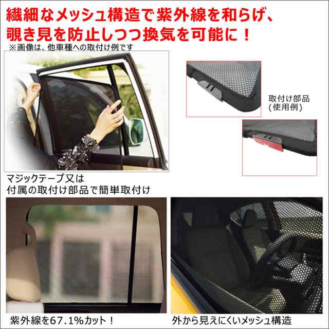 ★　日産 セレナ FC26 C26 HFC26　サンバイザー　左右セット　日よけ　運転席側　助手席側　日除け　ミラー付き