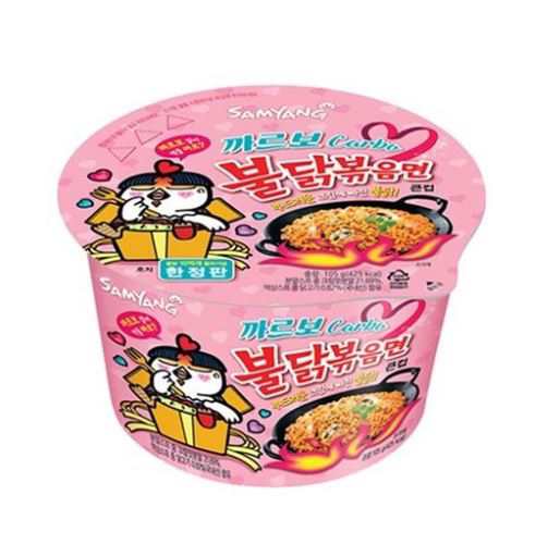 新商品 カルボ ブルダック 炒め麺 カップ 韓国食品市場 韓国ラーメン 激辛ラーメン カルボナーラの通販はau Pay マーケット 韓国食品市場