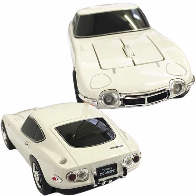 カセットカーマウス TOYOTA 2000GT アイボリーホワイト 光学式